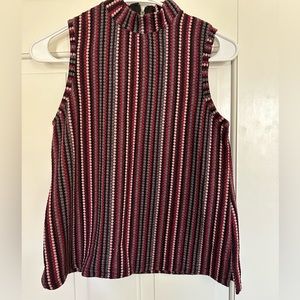 ANTHROPOLOGIE HIGH NECK TOP